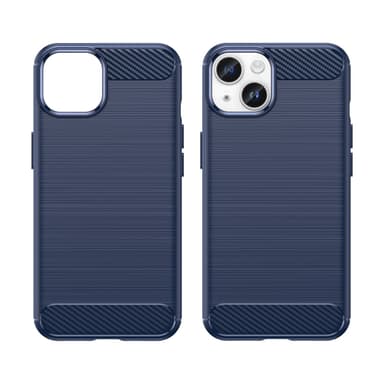 iPhone 14 PLUS Cover TPU Etui (Blå)