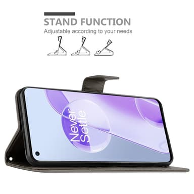 OnePlus 9RT 5G Pungetui Cover Case (Grå)