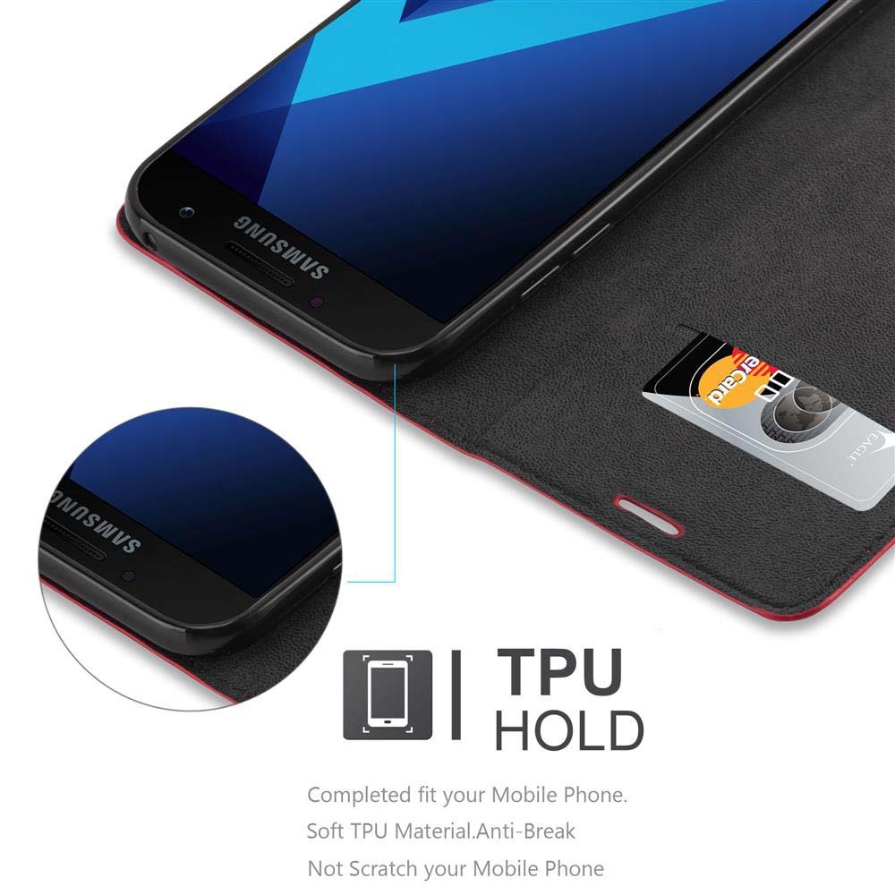 Samsung Galaxy A7 2017 Cover Etui Case (Rød)