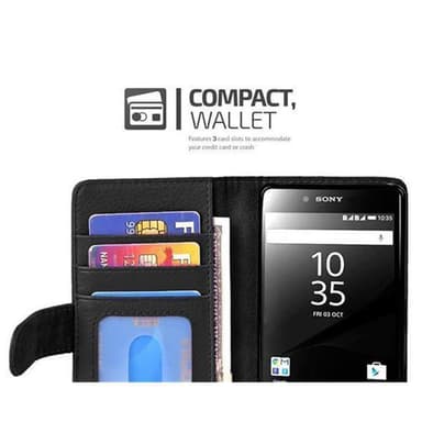Sony Xperia Z5 Pungetui Cover (Sort)