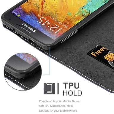 Samsung Galaxy NOTE 3 Etui Case Cover (Blå)