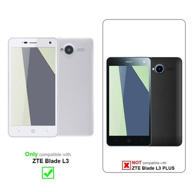 ZTE Blade L3 Cover Etui Case (Rød)