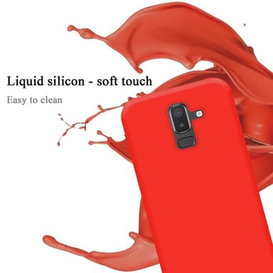 Samsung Galaxy A6 PLUS 2018 Cover Etui Case (Rød)