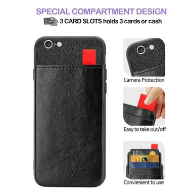 iPhone 6 PLUS / 6S PLUS Etui Case Cover (Sort)