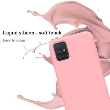 Samsung Galaxy A51 4G / M40s Cover Etui Case (Lyserød)