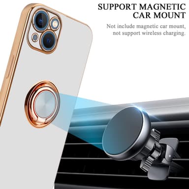 iPhone 13 Cover Etui Case (Hvid)