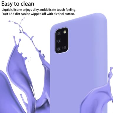 Samsung Galaxy A31 Etui Cover Kæde (Lilla)