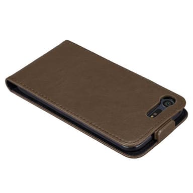 Sony Xperia X COMPACT Pungetui Flip Cover (Brun)
