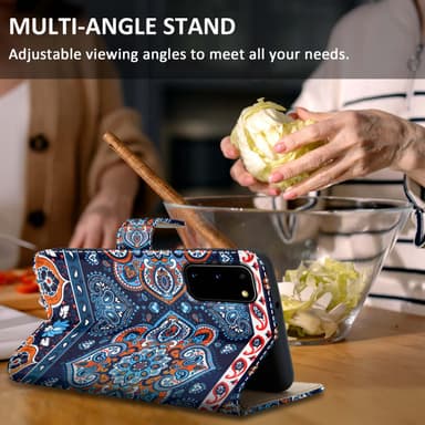 Samsung Galaxy S20 Pungetui Cover Case (Blå)