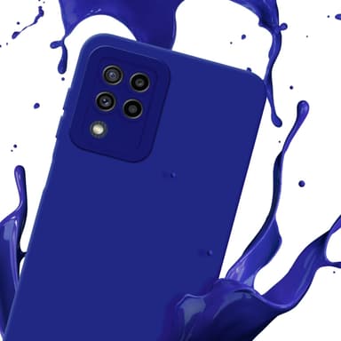 Samsung Galaxy M22 / M32 4G Cover Etui Case (Blå)