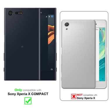 Sony Xperia X COMPACT Pungetui Flip Cover (Brun)