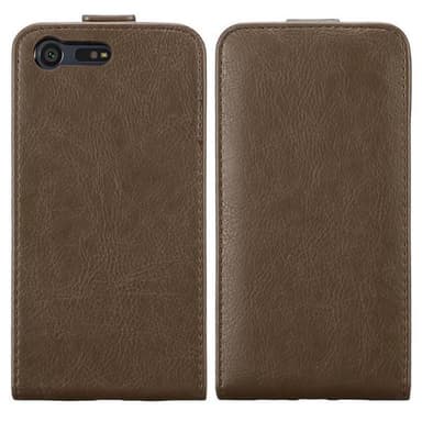 Sony Xperia X COMPACT Pungetui Flip Cover (Brun)