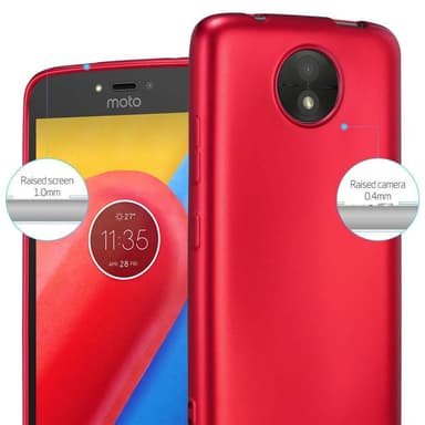 Motorola MOTO C Cover Etui Case (Rød)
