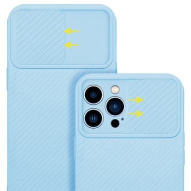 iPhone 13 PRO MAX Cover Etui Case (Blå)