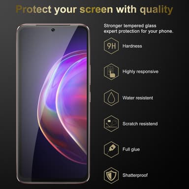 Vivo V21 4G / 5G Skærmbeskytter Beskyttelsesglas