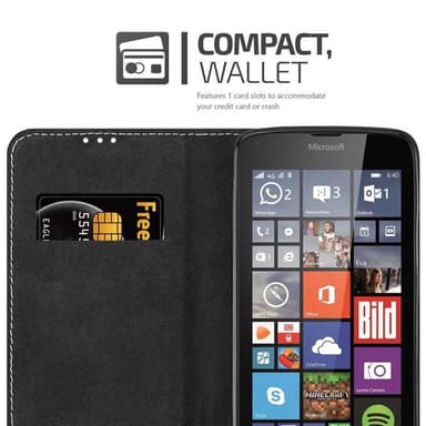 Nokia Lumia 640 Etui Case Cover (Sort)