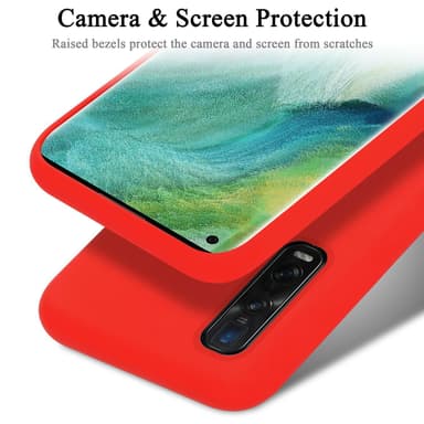 Oppo FIND X2 PRO Cover Etui Case (Rød)