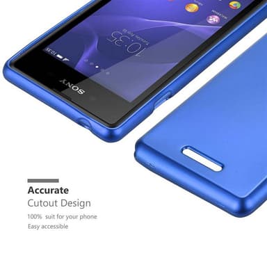 Sony Xperia E3 Cover Etui Case (Blå)