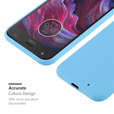 Cover Motorola MOTO X4 Etui Case (Blå)