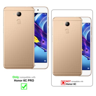 Honor 6C PRO Cover Etui Case (Brun)