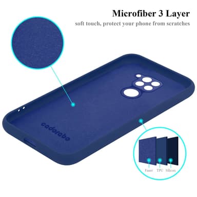 Xiaomi RedMi NOTE 9 Cover Etui Case (Blå)