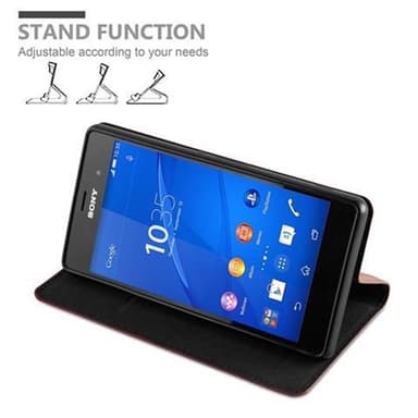 Sony Xperia Z3 Cover Etui Case (Brun)