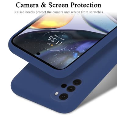 Motorola MOTO G22 Cover Etui Case (Blå)
