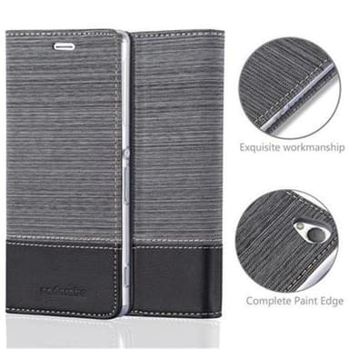 Sony Xperia Z3 Pungetui Cover Case (Grå)