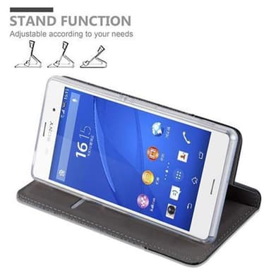 Sony Xperia Z3 Pungetui Cover Case (Grå)
