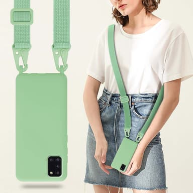 Samsung Galaxy A31 Etui Cover Kæde (Grøn)