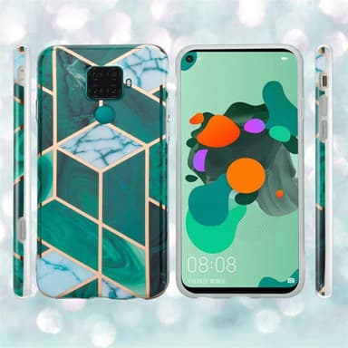 Huawei MATE 30 LITE Pungetui Cover Case (Grøn)