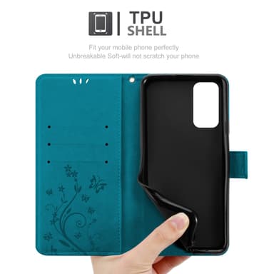 Oppo FIND X3 LITE Pungetui Cover Case (Blå)
