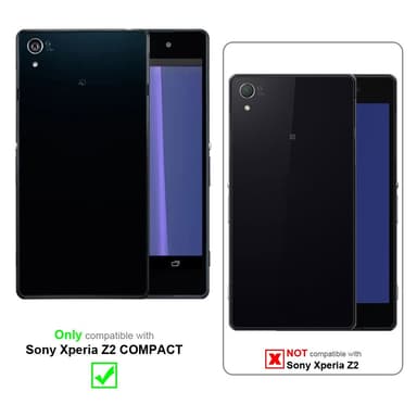 Sony Xperia Z2 COMPACT Pungetui Cover Case (Grå)
