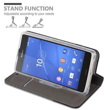 Sony Xperia Z2 COMPACT Pungetui Cover Case (Grå)