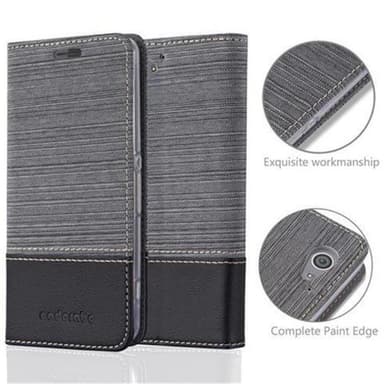Sony Xperia Z2 COMPACT Pungetui Cover Case (Grå)