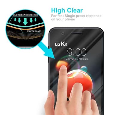LG K8 2018 / K9 2018 Skærmbeskytter Beskyttelsesglas