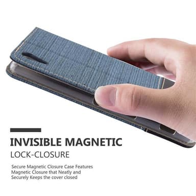 Sony Xperia T3 Pungetui Cover Case (Blå)