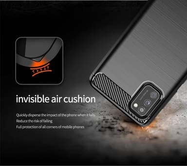 Samsung Galaxy A41 Cover TPU Etui (Sort)