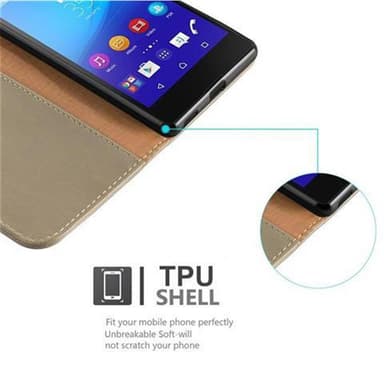 Cover Sony Xperia M5 Etui Case (Brun)