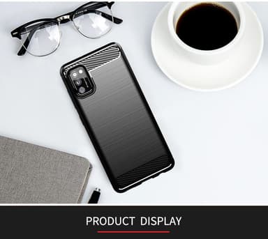 Samsung Galaxy A41 Cover TPU Etui (Sort)
