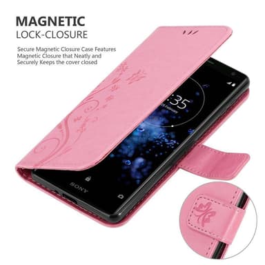 Sony Xperia XZ2 Pungetui Cover Case (Lyserød)