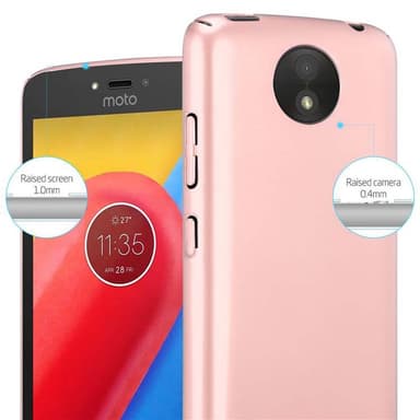 Motorola MOTO C PLUS Cover Etui Case (Lyserød)