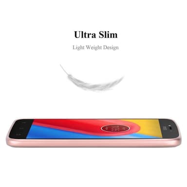 Motorola MOTO C PLUS Cover Etui Case (Lyserød)