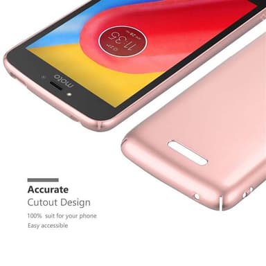 Motorola MOTO C PLUS Cover Etui Case (Lyserød)