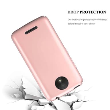 Motorola MOTO C PLUS Cover Etui Case (Lyserød)