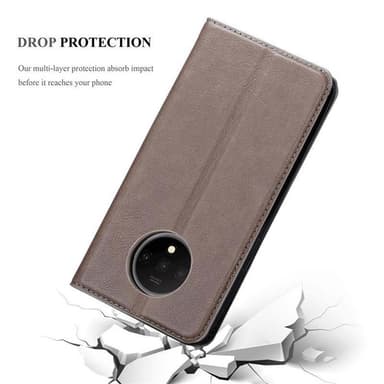 OnePlus 7T Cover Etui Case (Brun)