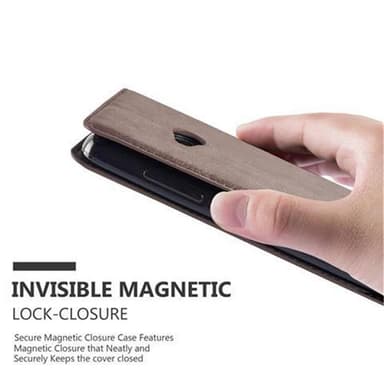 Nokia Lumia 535 Cover Etui Case (Brun)