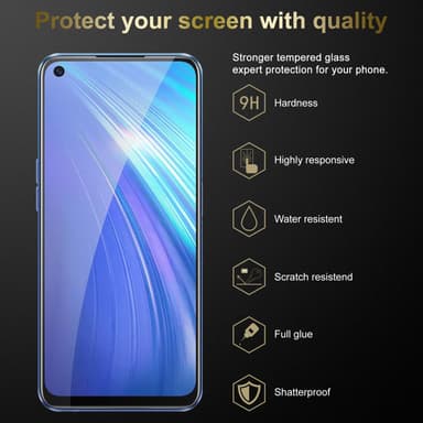 Realme 6 4G / 6s Skærmbeskytter Beskyttelsesglas