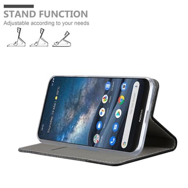 Nokia 8.3 Pungetui Cover Case (Grå)