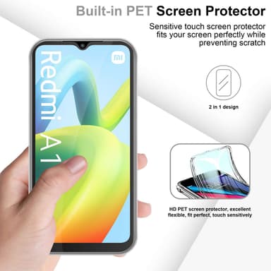 Cover Xiaomi RedMi A1 Etui Case (Gennemsigtig)